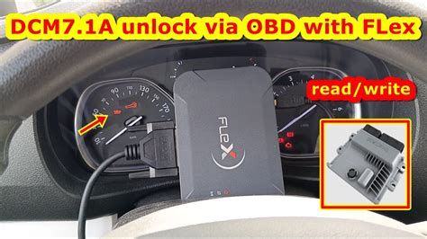 Unlock DCM7 1A Via OBD With Flex Programmer Peugeot Citroen Read