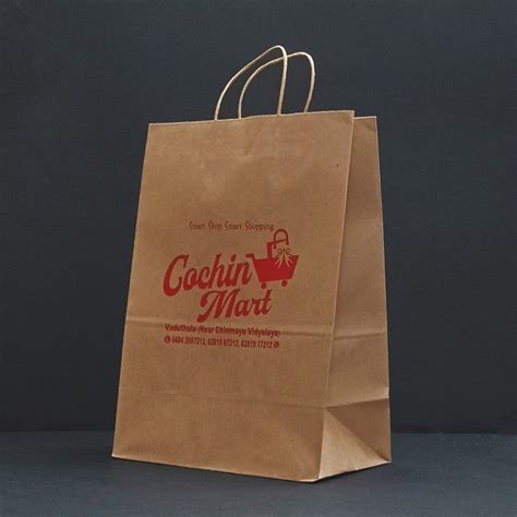 Brown Kraft Paper Bag For Shopping Capacity 2kg At Rs 14 Piece In