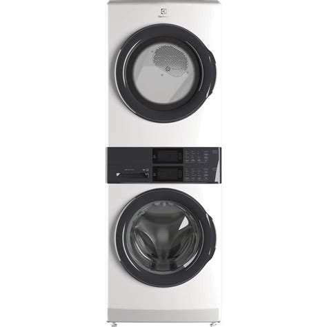 Electrolux 44 Cu Ft Stacked Washer And Gas Dryer Laundry Tower In White With Luxcare Wash