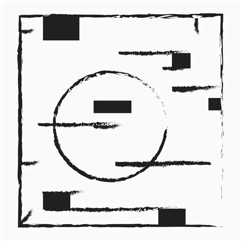 Square Painting Illustration Vector On White Background 13484533