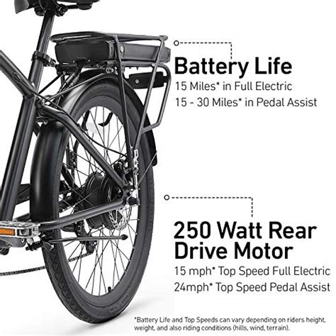 Sixthreezero Evryjourney Mens Ebike 250w Electric Bicycle Hybrid Alloy