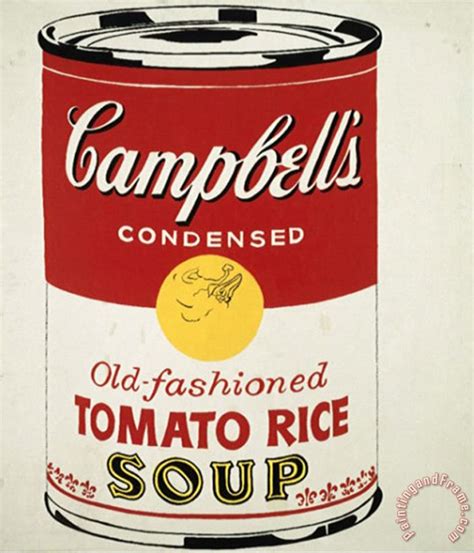 Andy Warhol Campbell S Soup Can C 1962 Old Fashioned Tomato Rice ...