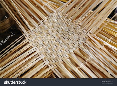 Weaving Bamboo Mat Stock Photo 95326243 Shutterstock