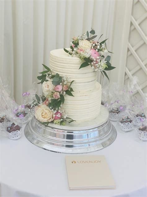 Wedding Naked Crumb Buttercream Sarahs Wedding Cakes