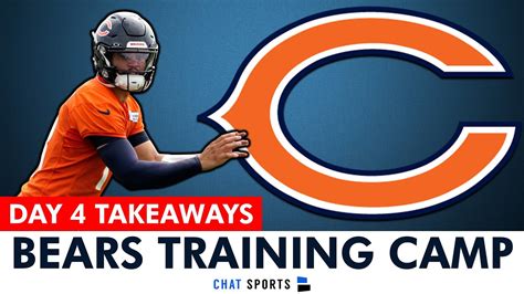 Chicago Bears Training Camp Takeaways Ft Caleb Williams Gervon Dexter