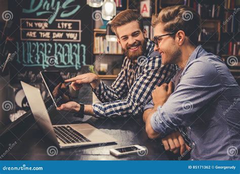 Guys in the library stock photo. Image of education, friend - 85171362