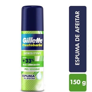 Espuma De Barbear Gillette Prestobarba Sensitive G Shopee Brasil