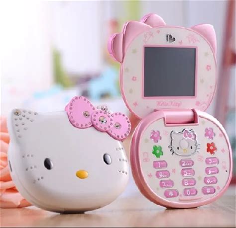 Cute Hello Kitty K688 Quad Band Single Cameras Mobile Phone Unlocked