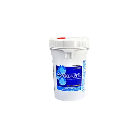 Accu Tab Calcium Hypochlorite Blue Si Tablet Lb Pail