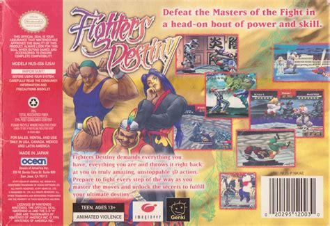 Fighters Destiny Cover Or Packaging Material MobyGames