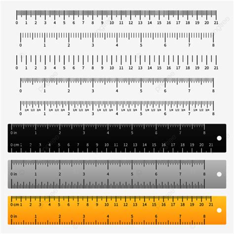 Righelli Di Misurazione Scala Metrica Della Scuola Decimale Crescere