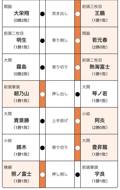 令和六年大相撲春場所 2日目 まつすぐな道でさみしい 改