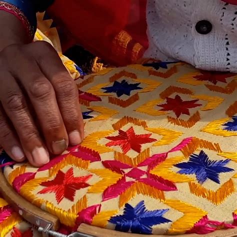 Phulkari The Dyeing Embroidery Of Punjab Khinkhwab