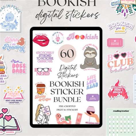 Printable Book Stickers Svg Etsy