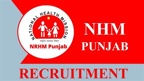 NHM Punjab Recruitment 2023 Check Post Age Limit Salary