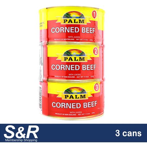 Palm Corned Beef With Juices 326g X 3pcs Shopee Philippines