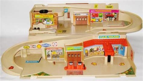 Vintage Hot Wheels Car Wash And Service Station Sto And Go Playset Mattel