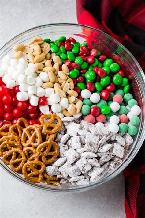 5 Minute Christmas Snack Mix Oh Sweet Basil