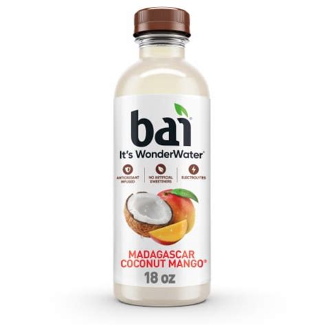 Bai® Madagascar Coconut Mango Flavored Water 18 Fl Oz Kroger