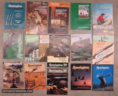 Remington Firearms Catalogs For Sale