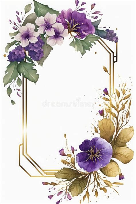 Elegant Wedding Card Invitation Card With Beautiful Flowers And Leaves