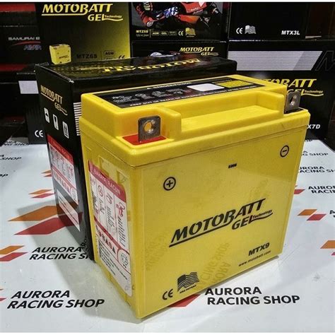 Jual Aki Motor Vespa Excel Motobatt Mtx V Ah Shopee Indonesia