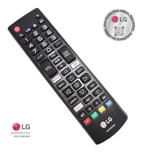 Controle Remoto Lg Original Akb Smartv Netflix Frete Gr Tis