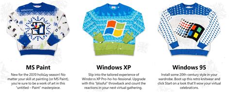 These Official Ugly Microsoft Sweaters Are Being Restocked Due To