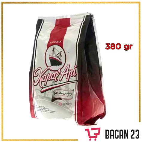 Jual Kapal Api Perak Kopi Bubuk 380gr Kopi Hitam Bubuk Kemasan