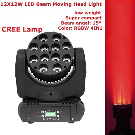 L Mpara Led De Cabeza M Vil En Para Dj Luces De X W Rgbw Cree