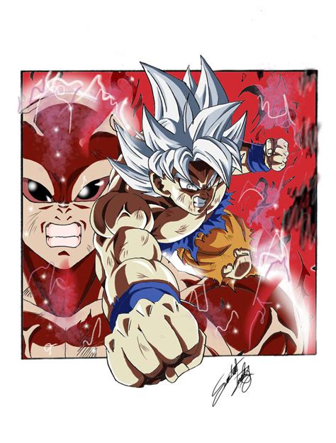 Goku Migatte No Gokui Vs Jiren Full Power By Hellbram On Deviantart