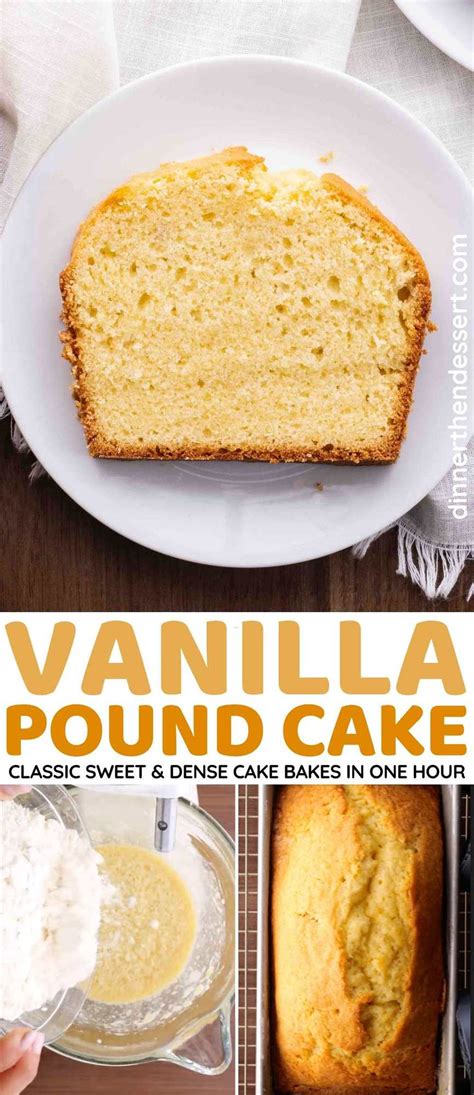 Vanilla Pound Cake Recipe Video Dinner Then Dessert