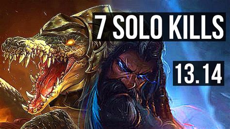 Renekton Vs Udyr Top Solo Kills Games Dominating