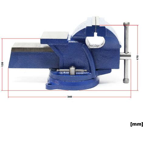 Etau D Atelier 125 Mm Base Tournante Heavy Duty