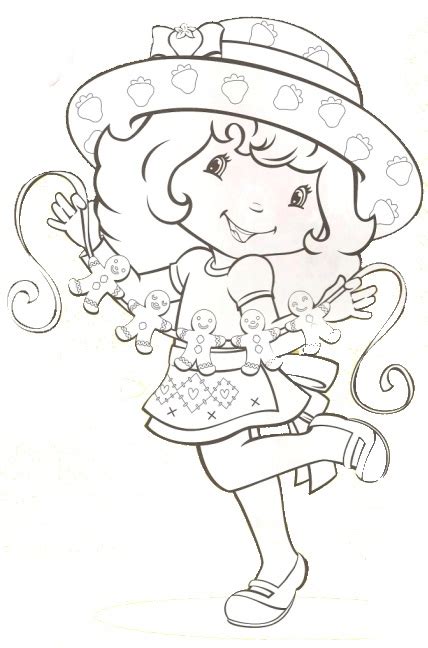 Colorear Strawberry Shortcake Dibujo Para Colorear