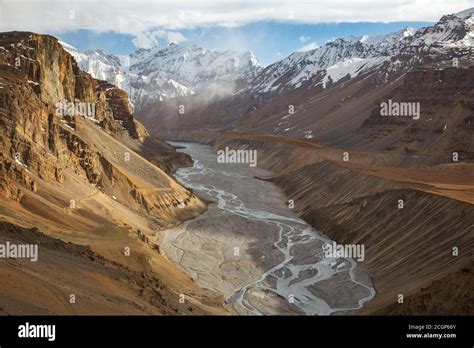 Spiti Valley In Himachal Pradesh India Stock Photo Alamy