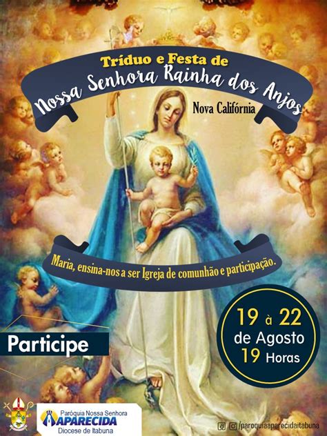 Festa De Nossa Senhora Rainha Dos Anjos Celebrada Em Itabuna