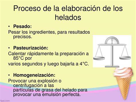 Elaboracion Del Helado