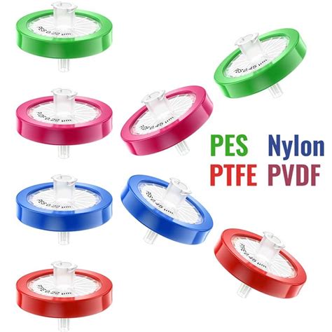 Syringe Filters Ptfe Nylon Pvdf Pes Membrane Um Pore Size