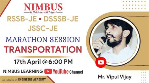 Transportation Marathon DSSSB RSSB JSSC JE Complete Syllabus