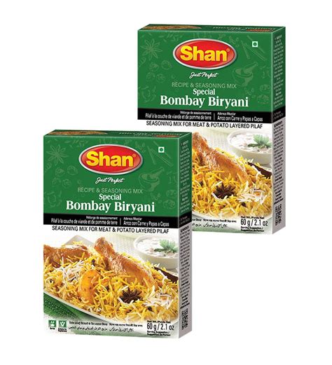 Bombay Biryani Seasoning Mix 60g Spice Packets For Spicy Meat Pilaf Pack Of 2