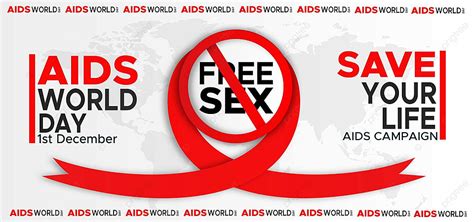 World Aids Day Campaign To Stop Free Sex Background World Aids Day