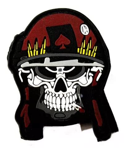 Parche Pvc Calavera Militar Tactico Velcro Comando Especial MercadoLibre