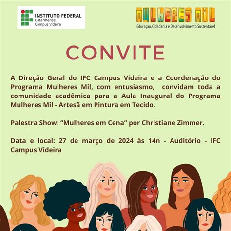 Aula Inaugural Do Programa Mulheres Mil