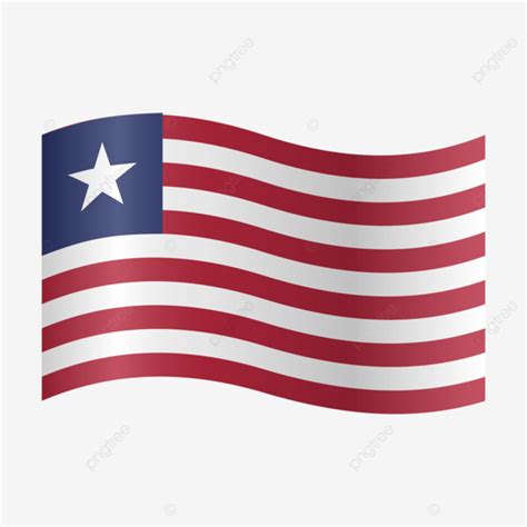 Vector Realistic Illustration Of Liberia Flags, Liberia, Flag, National ...