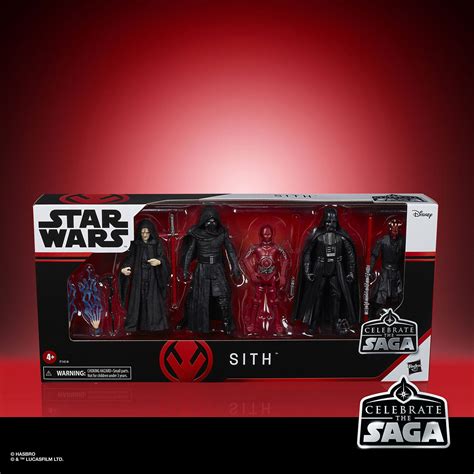 SITH PACK 5 FIGURINES STAR WARS CELEBRATE THE SAGA HASBRO 10 CM