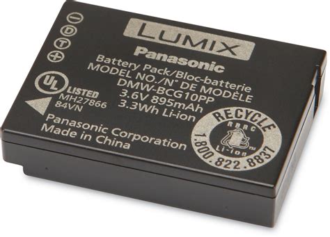 Panasonic Dmw Bcg Pp Battery For Select Panasonic Digital Cameras At