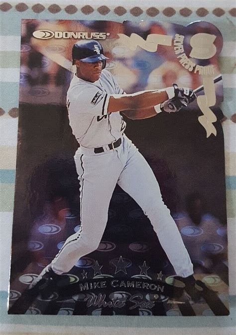 1998 Donruss Silver Press Proofs White Sox Baseball Card 95 Mike