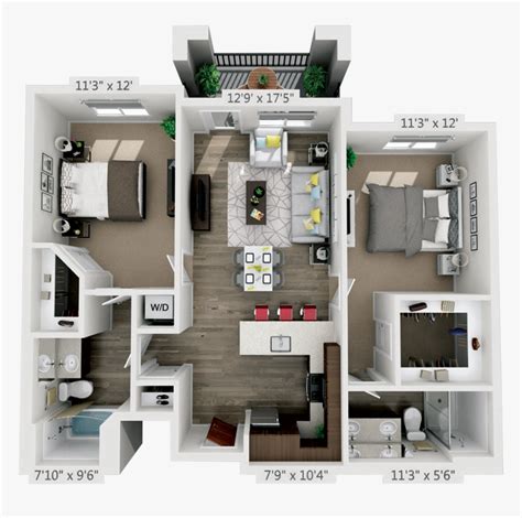 4 Bedroom Luxury Apartment Floor Plans | Viewfloor.co