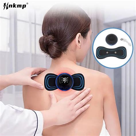 Ems Mini Port Til El Trico Pulso Pesco O Massageador Cervical Volta M